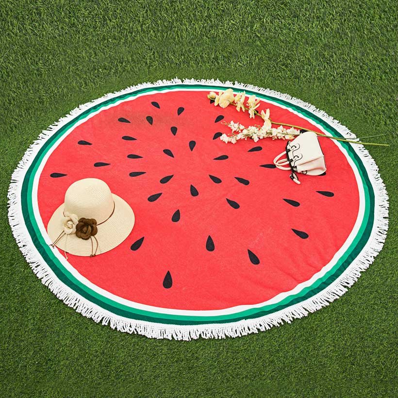 Summer Round Beach Towel
